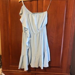 🎉Host Pick🎉 Kaari Blue 1 Shoulder Dress Petite M